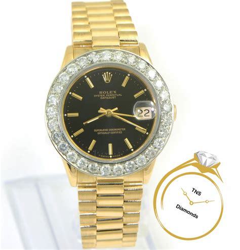 rolex 31mm datejust diamond bezel